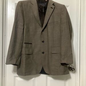 Stafford Men's Tan Blazer size 44L slim fit